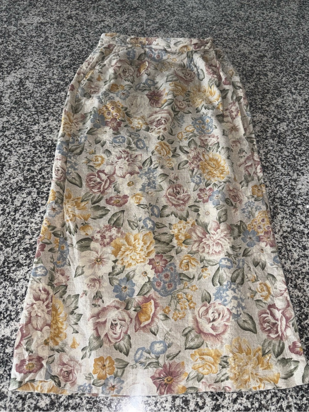 Vintage Talbots Linen Maxi Skirt - Picture 6 of 10